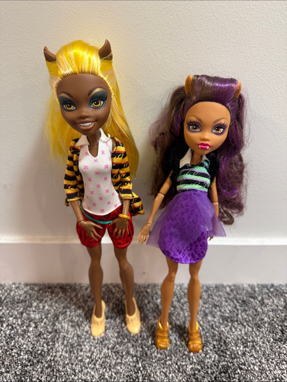 Monster High Clawdeen and Clawdia Wolf Siblings Dolls